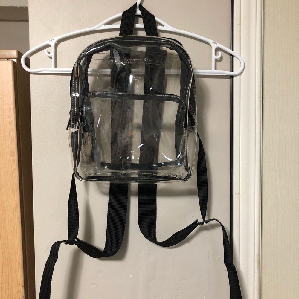 UO clear mini backpack
